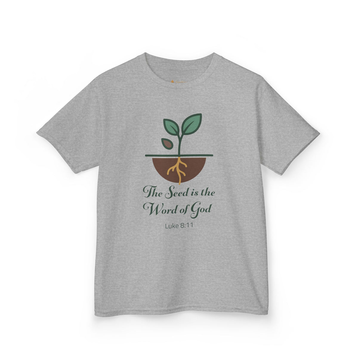 The Seed is the Word of God Kids Christian T-Shirt | Luke 8:11